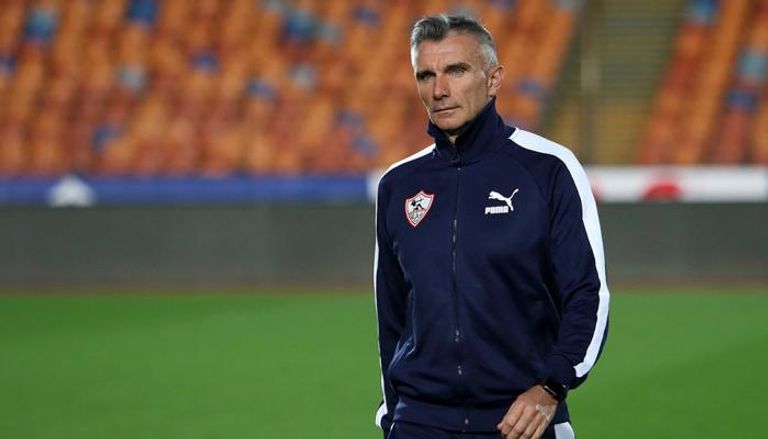 باتريس كارتيرون مدرب الزمالك الزمالك ضد الترجي