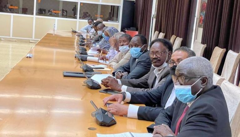 اجتماع شركاء الحكم في السودان بقاعة الصداقة