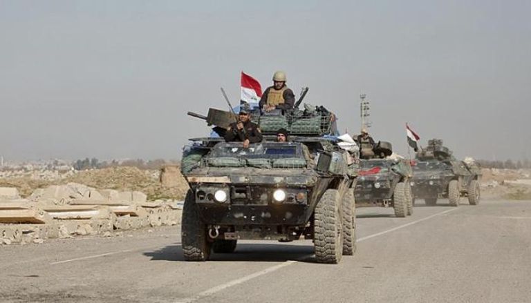 قوة أمنية خلال عمليات ملاحقة لداعش في العراق
