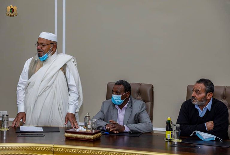 المشير حفتر وأعيان قبائل الزنتان