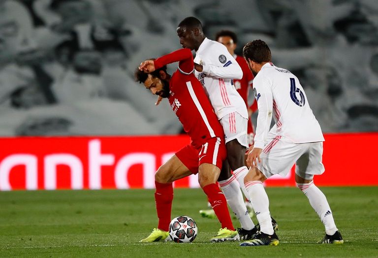 ريال مدريد ضد ليفربول سيرجيو راموس قائد ريال مدريد