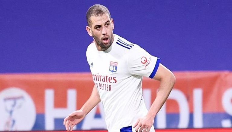 إسلام سليماني لاعب ليون الفرنسي