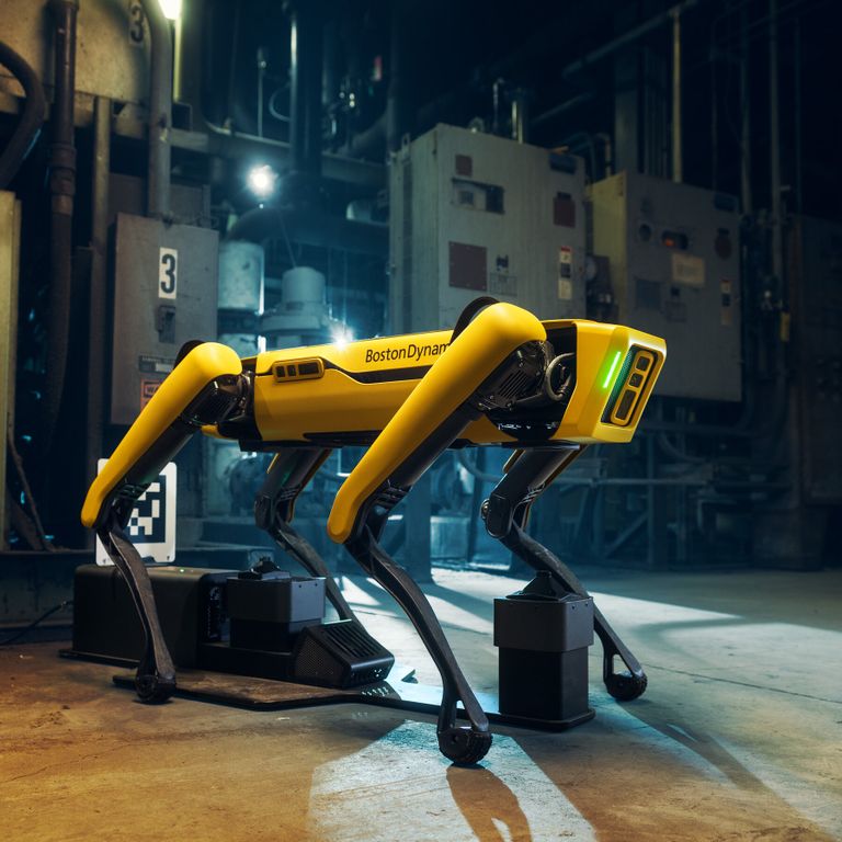 كلب آلي بوليسي في شوارع نيويورك