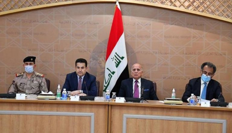 الفريق العراقي المفاوض في الجولة الثالثة للحوار الاستراتيجي مع واشنطن