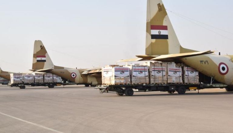 المساعدات الطبية المصرية إلى ليبيا