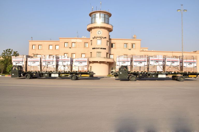 المساعدات الطبية المصرية إلى ليبيا