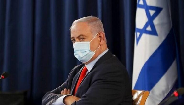 رئيس الوزراء الإسرائيلي بنيامين نتنياهو يرتدي كمامة - أرشيفية
