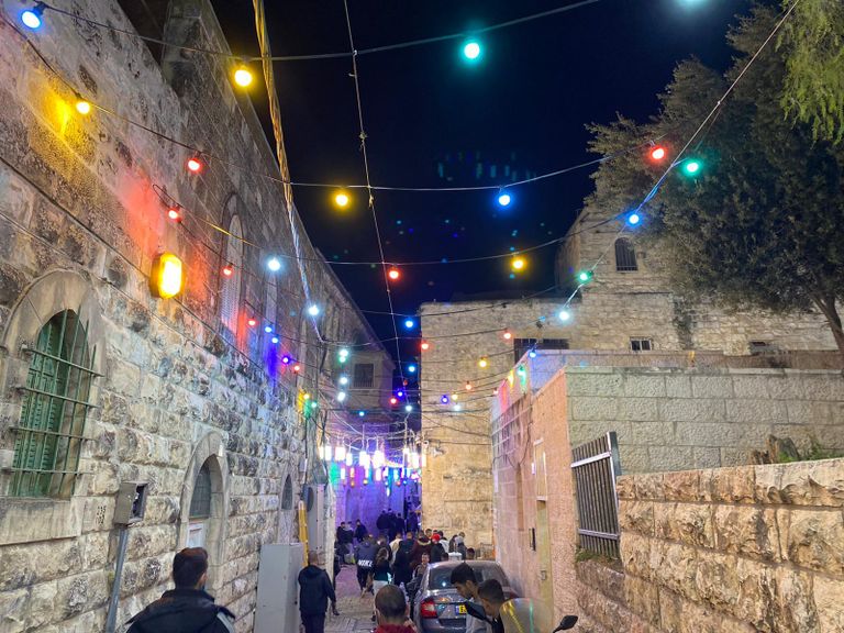 زينة في باب حطة بالقدس