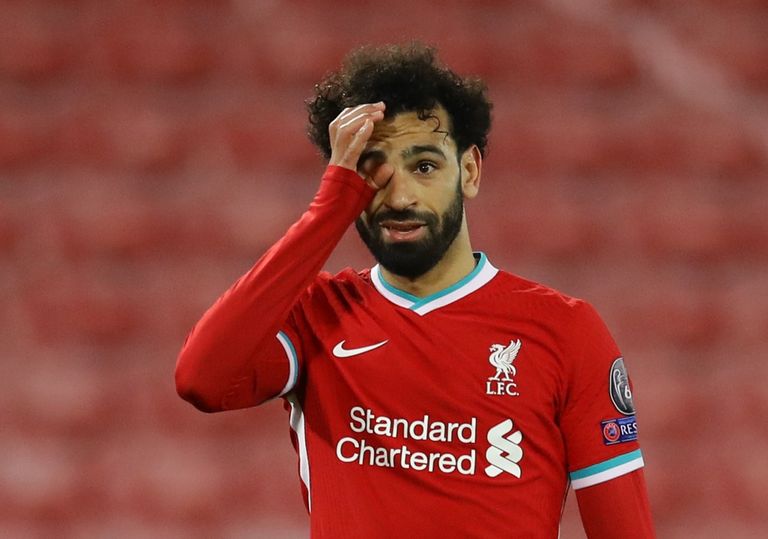 محمد صلاح نجم ليفربول الإنجليزي صلاح يهدر فرصة التسجيل في الريال