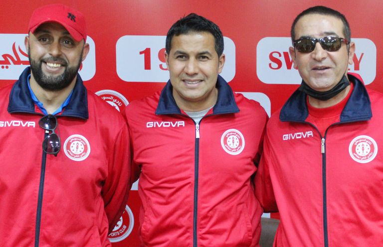 أنيس البوسعيدي من مباراة في الدوري الليبي