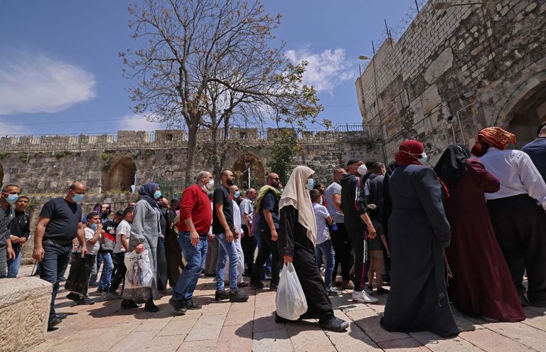 صلاة حاشدة بالمسجد الأقصى