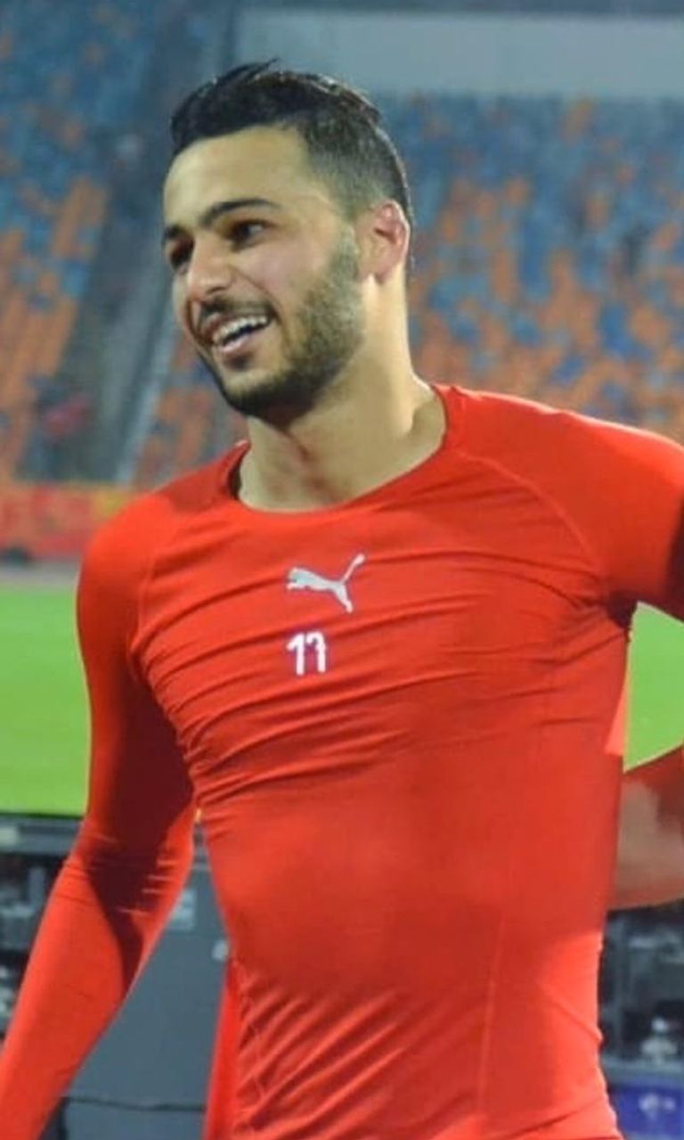 أحمد رمضان بيكهام لاعب الأهلي الزمالك ضد الأهلي - صورة أرشيفية