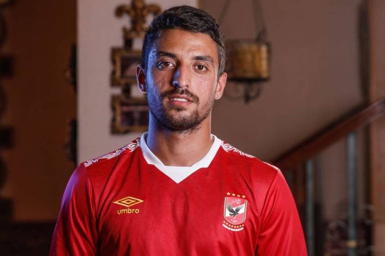 طاهر محمد طاهر لاعب الأهلي الزمالك ضد الأهلي - صورة أرشيفية