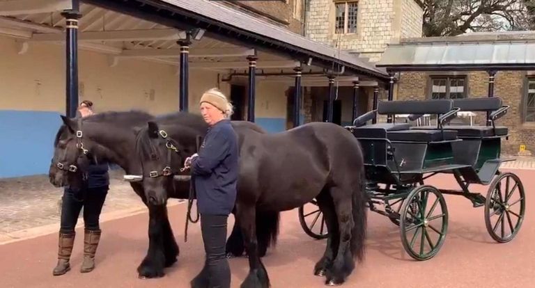 العربة التي سترافق الأمير فيليب لمثواه الأخير