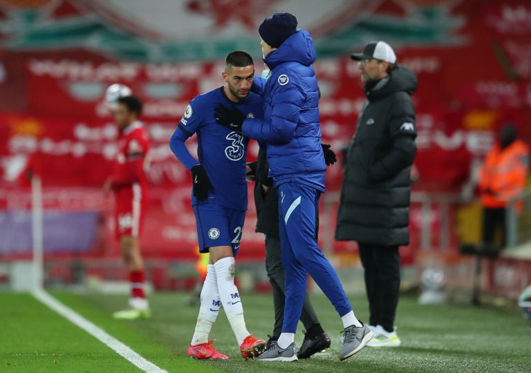 حكيم زياش وتوماس توخيل توماس توخيل وحكيم زياش