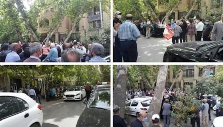 وقفة احتجاجية لأساتذة المعاهد العليا من جميع أنحاء إيران