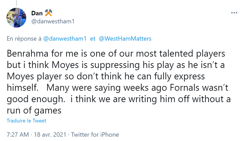 سعيد بن رحمة لاعب وست هام الإنجليزي