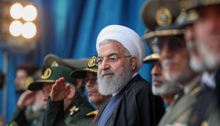 حسن روحاني وجنرالات في الجيش الإيراني- أرشيفية