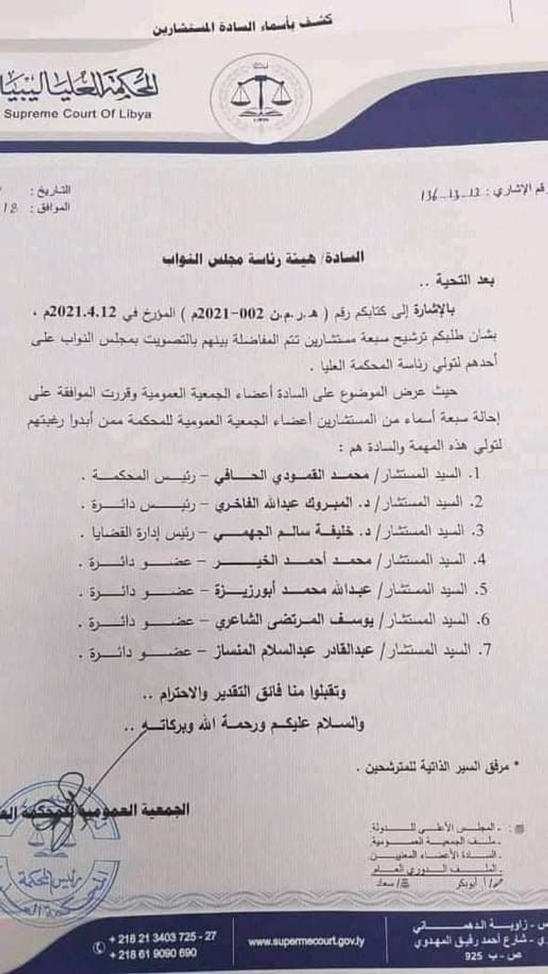 المحكمة العليا في ليبيا- أرشيفية
