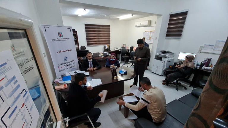 الاستعدادت للانتخابات الفلسطينية الانتخابات الفلسطينية - أرشيفية