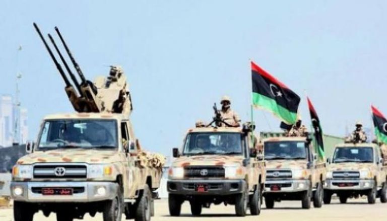 عناصر وآليات الجيش الليبي - أرشيفية