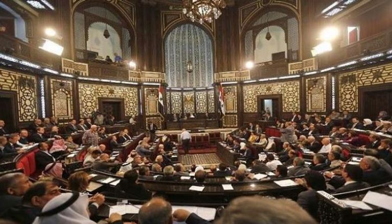 مجلس الشعب السوري خلال جلسة سابقة