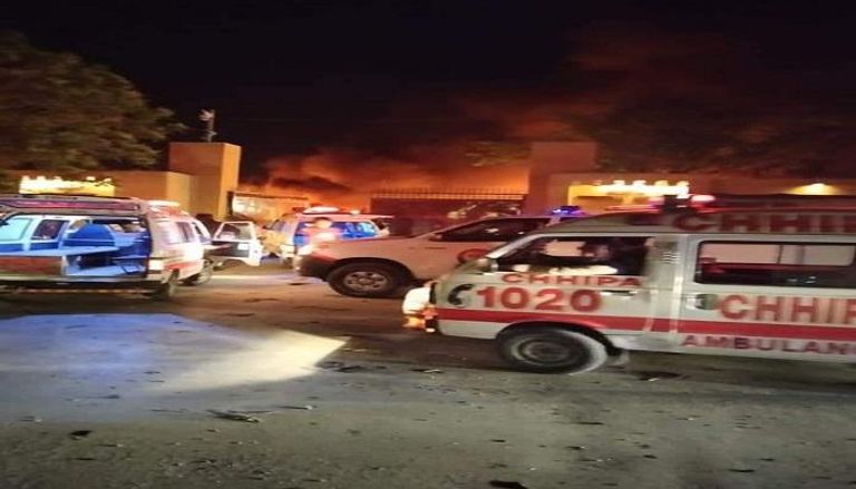 انفجار فندق سيرينا في كويتا بباكستان