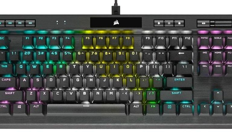 لوحة المفاتيح الميكانيكية K70 RGB TKL الجديدة من كورسير