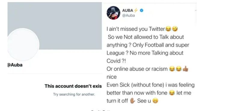 تغريدة أوبا بيير إيميريك أوباميانج مهاجم أرسنال