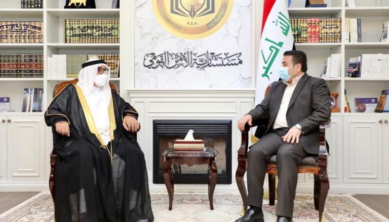الأعرجي والسفير الإماراتي في بغداد سالم الزعابي
