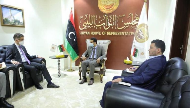 السفير الألماني يلتقي النائب الأول لرئيس مجلس النواب الليبي