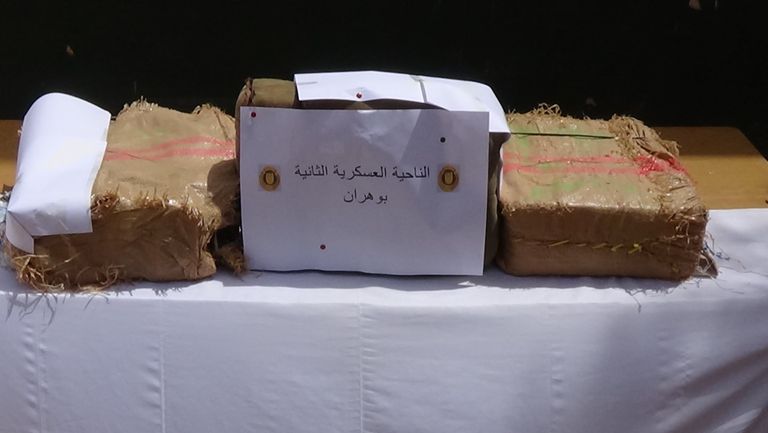 كمية من المخدرات ضبطتها وحدة عسكرية تابعة للجيش الجزائري