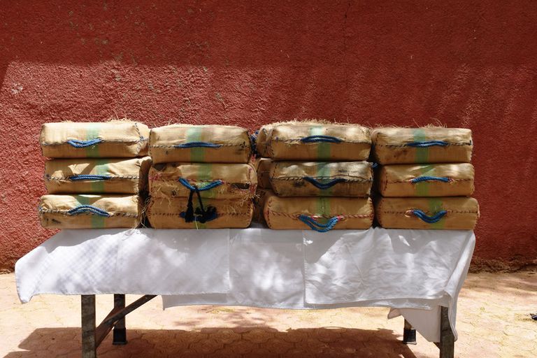 كمية من المخدرات ضبطتها وحدة عسكرية تابعة للجيش الجزائري