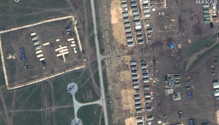 أقمار صناعية ترصد جانب من الانتشار الروسي في القرم