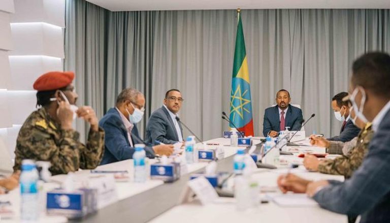 جانب من اجتماع مجلس الأمن الوطني الإثيوبي - مكتب رئاسة الوزراء