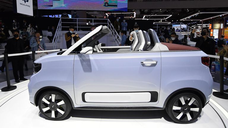 طراز Hong Guang Mini EV طراز A6 Etron