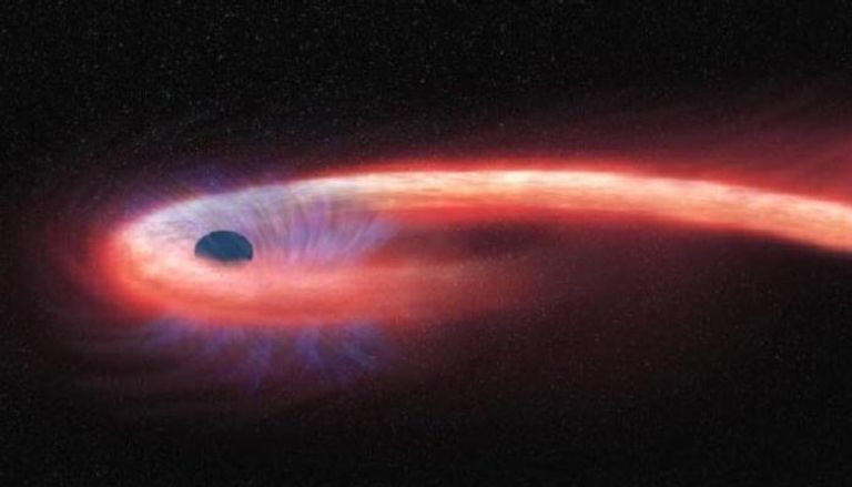دراسة ترصد دور الثقب الأسود في حدوث 
