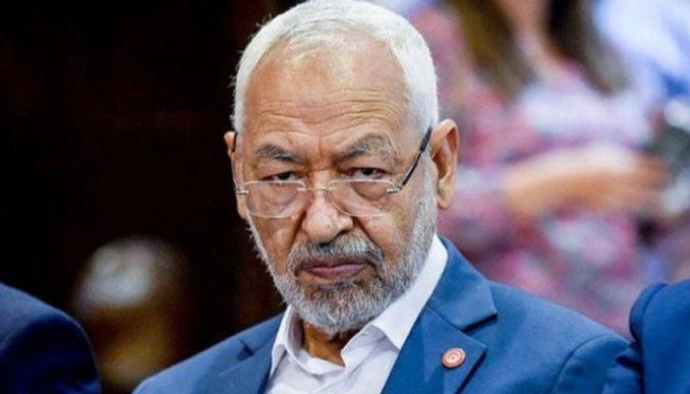 راشد الغنوشي زعيم حركة النهضة الإخوانية في تونس 