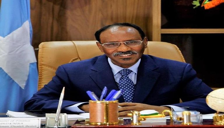 عبدالرحمن دعالى بيله وزير المالية الصومالي