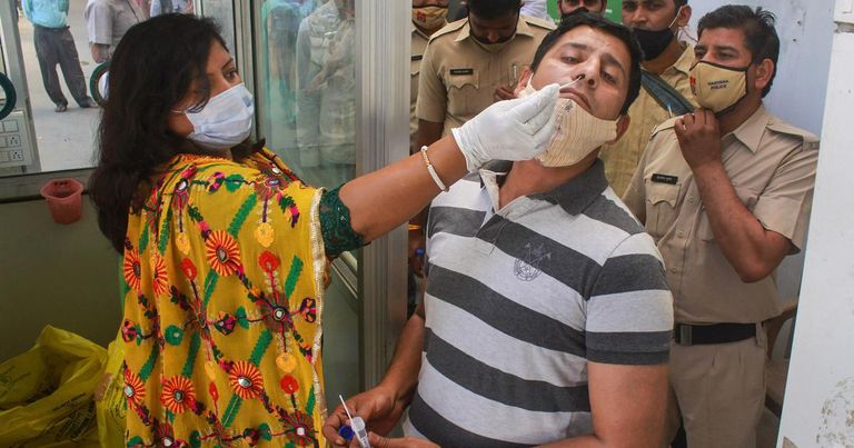 إصابات قياسية في الهند كورونا حول العالم