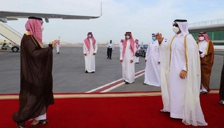 الأمير فيصل بن فرحان بن عبدالله يصل إلى الدوحة - واس