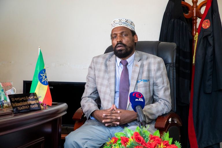 الشيخ محمد المبارك رئيس المحاكم الشرعية الفيدرالية في إثيوبيا