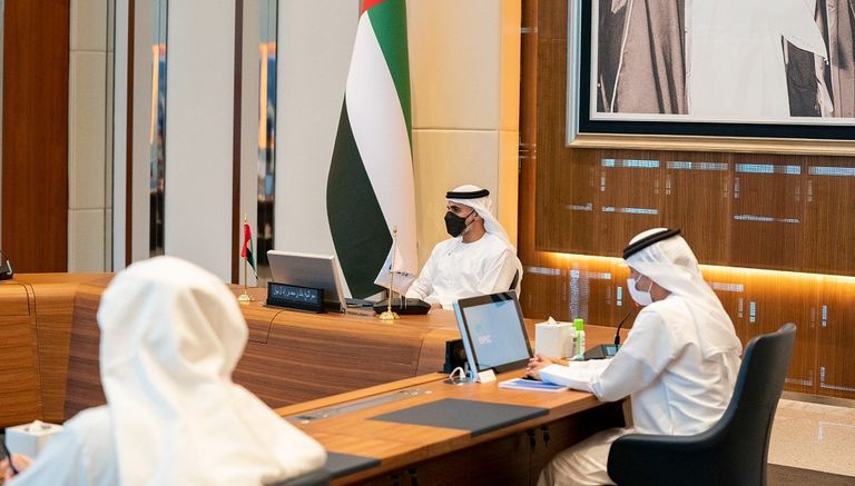 جانب من اجتماع اللجنة التنفيذية لمجلس إدارة