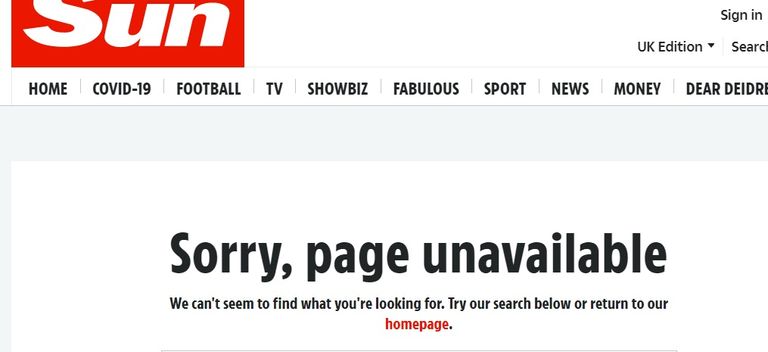 صورة من صحيفة صن راين جيجز بالنظارة السوداء