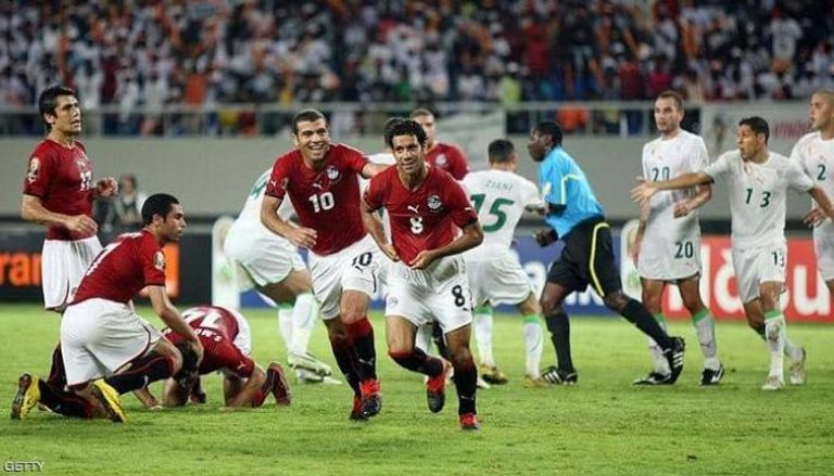 مباراة سابقة بين مصر والجزائر