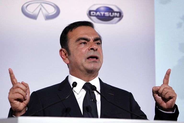 كارلوس غصن الرئيس السابق لشركة نيسان