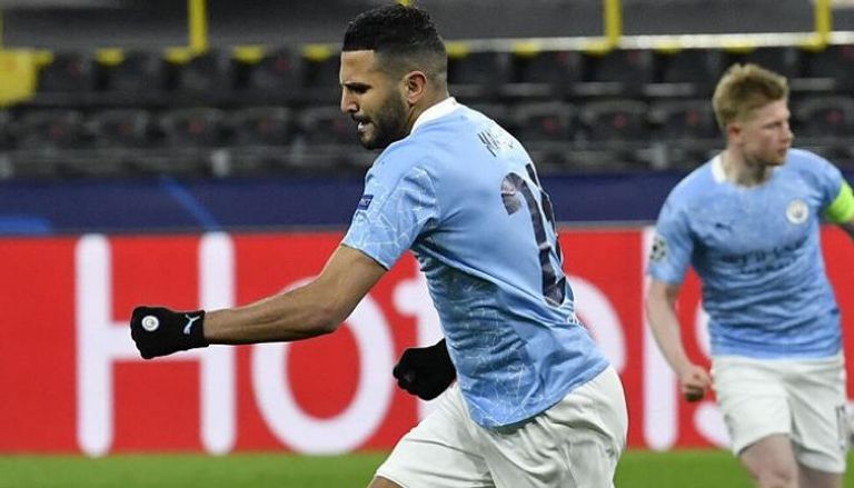 احتفال رياض محرز