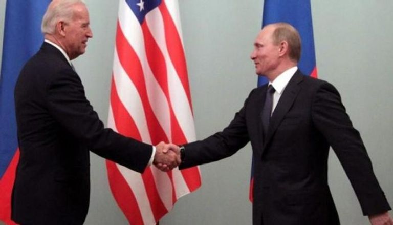 الرئيس الروسي فلاديمير بوتين والرئيس الأمريكي جو بايدن