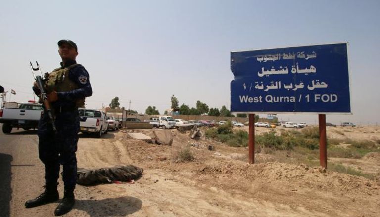 حقل القرنة النفطي جنوب العراق
