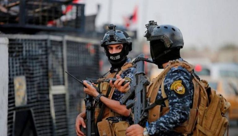 عنصران ضمن قوة تابعة للأمن العراقي- أرشيفية